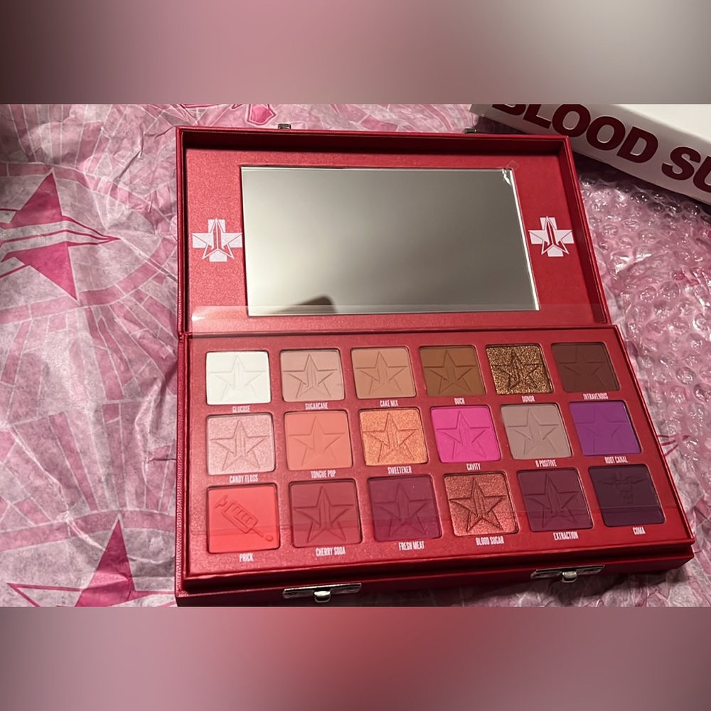 Jeffree Star blood sugar palette